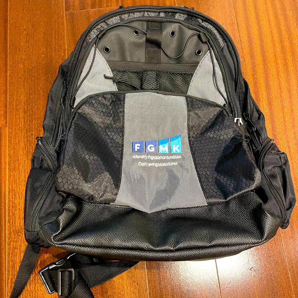FGMK Company Black Backpack